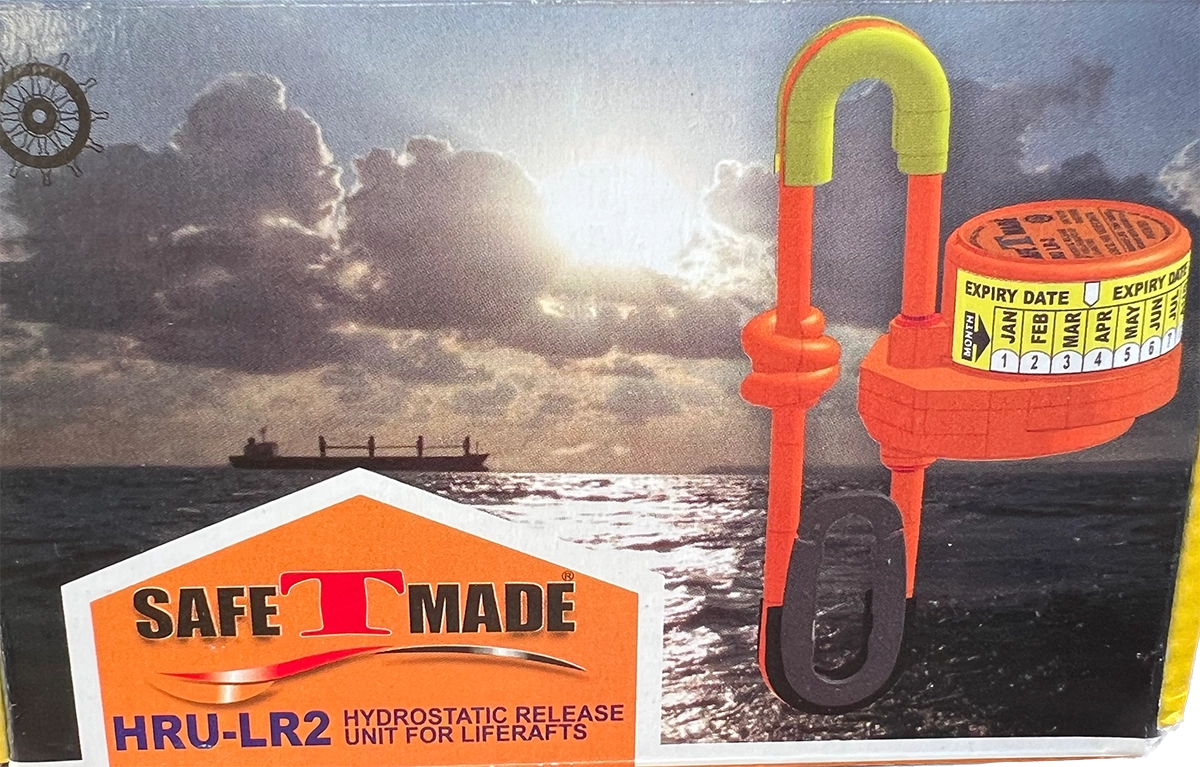 Hydrostatic Release Unit (HRU) for Liferaft - SOLAS & RINA Approved